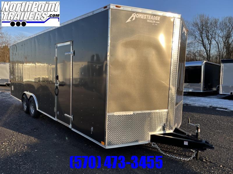2022 Homesteader 8 x 24' - CHARCOAL - 7' Interior - 5.2k Axles 2022 Homesteader 8 x 24' - CHARCOAL - 7' Interior - 5.2k Axles