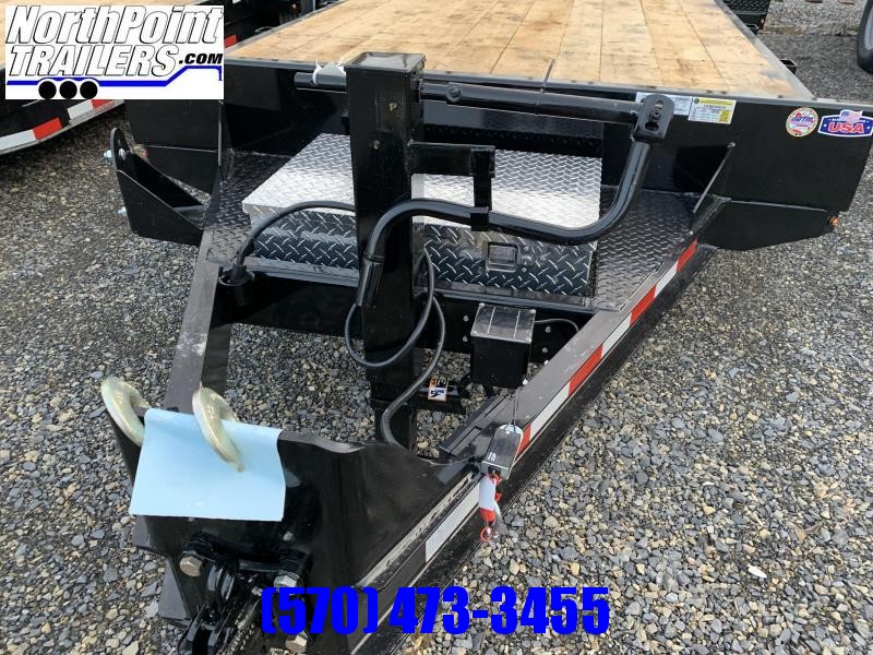 2021 CAM 8CAM20C 20' Equipment Trailer 18400 GVWR 8K Oil Bath