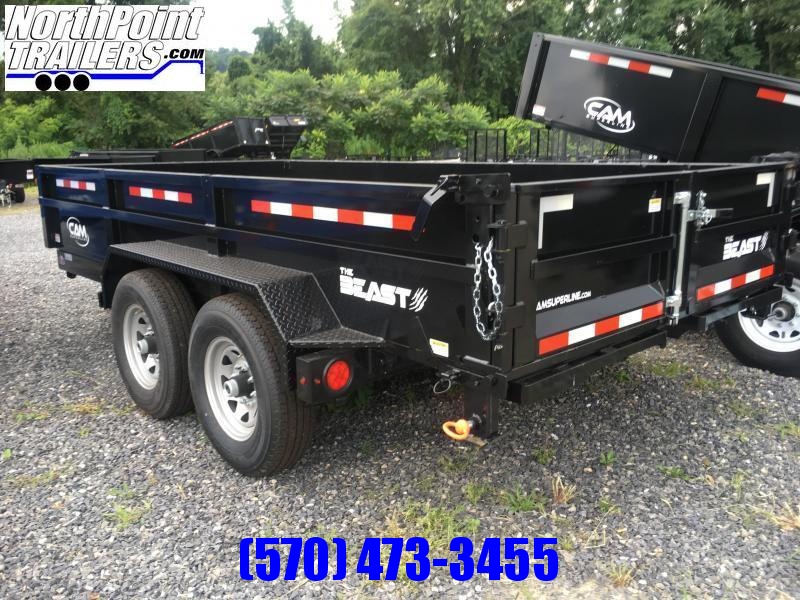 2021 CAM 7x14 Heavy Duty Dump Trailer -7K Axles 2021 CAM 7x14 Heavy Duty Dump Trailer -7K Axles