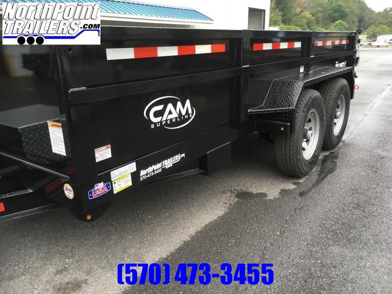 2023 CAM 7x14 Heavy Duty Dump Trailer -7K Axles 2023 CAM 7x14 Heavy Duty Dump Trailer -7K Axles