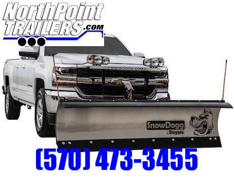 SnowDogg MD80 Stainless Snow Plow - 8' Blade SnowDogg MD80 Stainless Snow Plow - 8' Blade