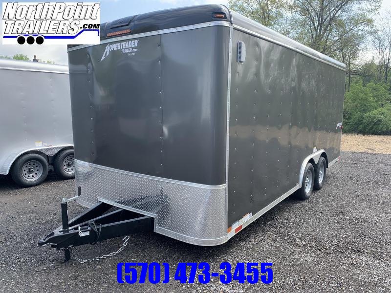 2021 Homesteader 8x18 Hercules - GRAY - 7'2" Interior _ Ramp Door 2021 Homesteader 8x18 Hercules - GRAY - 7'2" Interior _ Ramp Door