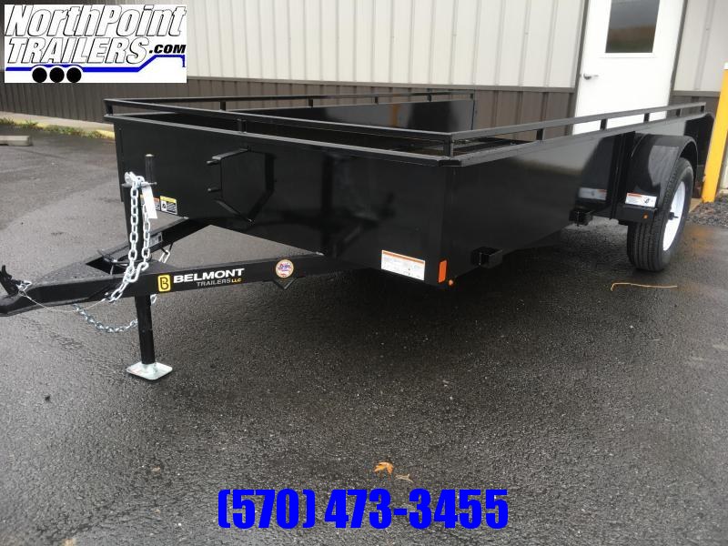 2021 Belmont Machine UT612SS Solid Side **Charcoal** Utility Trailer 2021 Belmont Machine UT612SS Solid Side **Charcoal** Utility Trailer