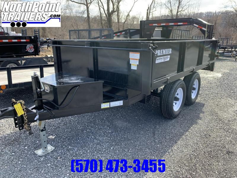 2021 Premier 6x10 Deckover Dump Trailer - FOLD DOWN SIDES - BARN DOOR REAR 2021 Premier 6x10 Deckover Dump Trailer - FOLD DOWN SIDES - BARN DOOR REAR