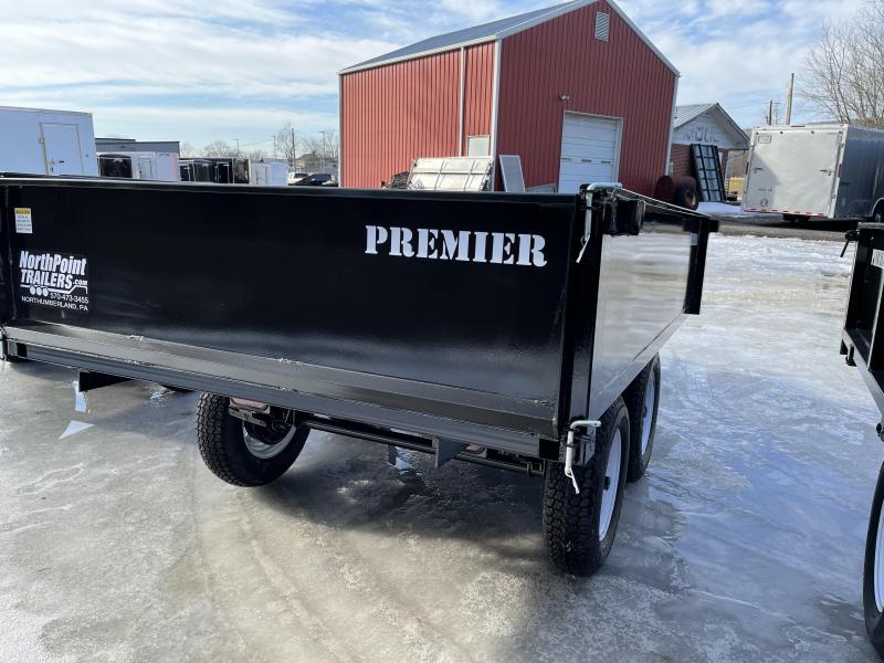 2022 Premier 6x10 Deckover Dump Trailer 7K GVWR NorthPoint Trailers Aluma and ATC Enclosed