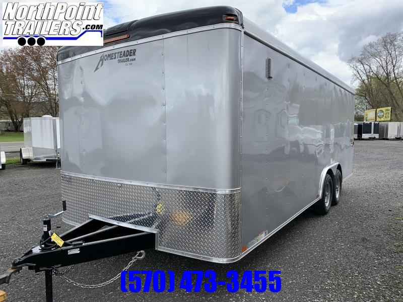 2020 Homesteader 8.5x20 Challenger Enclosed Trailer w. Ramp Door - Black - 78" Door Opening 2020 Homesteader 8.5x20 Challenger Enclosed Trailer w. Ramp Door - Black - 78" Door Opening