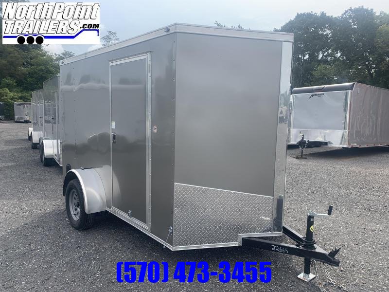 2022 Spartan SP6x10SA Cargo Trailer - Pewter - Ramp Door - 7' Interior 2022 Spartan SP6x10SA Cargo Trailer - Pewter - Ramp Door - 7' Interior