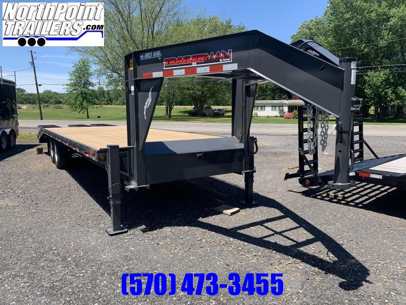 2023 TrailerMan - 20'+5 14K GN Hired Hand_3 Wedge Ramp Deckover Trailer 2023 TrailerMan - 20'+5 14K GN Hired Hand_3 Wedge Ramp Deckover Trailer