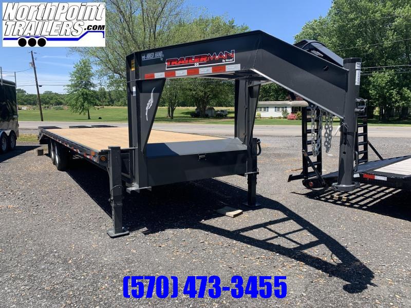 2023 TrailerMan - 20'+5 14K GN Hired Hand_3 Wedge Ramp Deckover Trailer 2023 TrailerMan - 20'+5 14K GN Hired Hand_3 Wedge Ramp Deckover Trailer