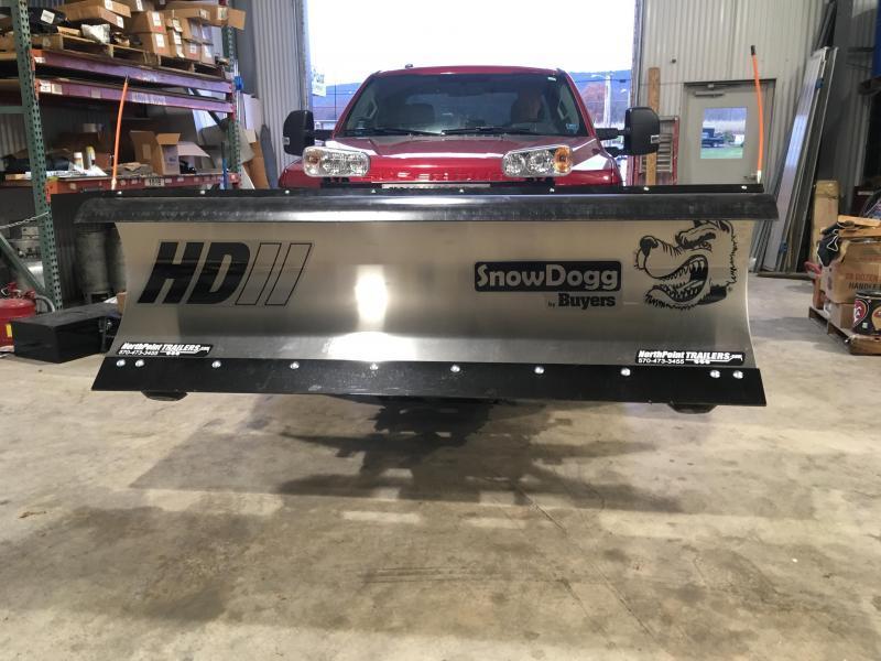 SnowDogg HD80 II Stainless Snow Plow 8' Straight Blade NorthPoint