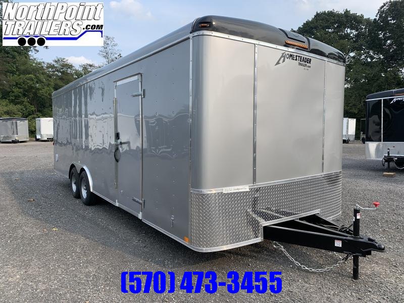 2022 Homesteader 8.5x24 Challenger Trailer_Ramp Door - SILVER 2022 Homesteader 8.5x24 Challenger Trailer_Ramp Door - SILVER