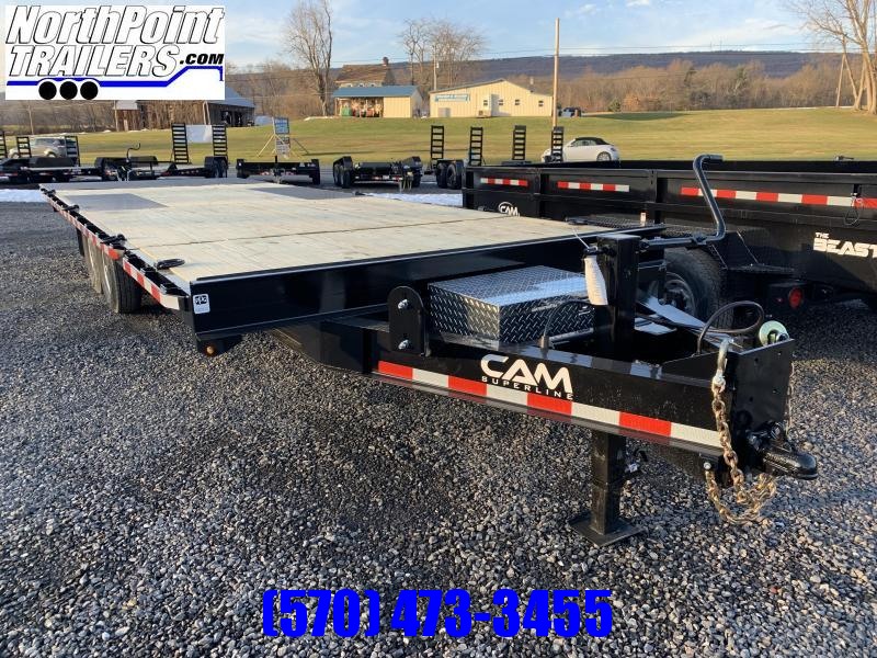 2021 Cam Superline 24' - Deckover Split Tilt Trailer - Power Tilt - 7K Axles 2021 Cam Superline 24' - Deckover Split Tilt Trailer - Power Tilt - 7K Axles