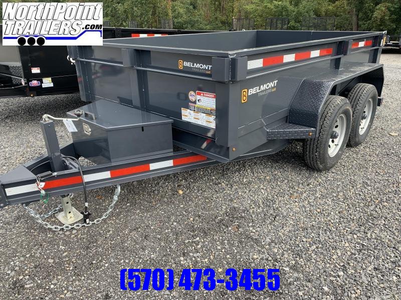 2022 Belmont 6x10 Dump Trailer - 10K w/ Ramps Dump Trailer - 5AMP Charger - Charcoal 2022 Belmont 6x10 Dump Trailer - 10K w/ Ramps Dump Trailer - 5AMP Charger - Charcoal
