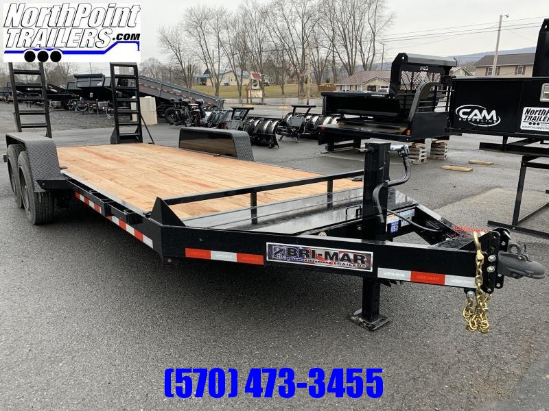 2020 Bri-Mar 18' - 16000# GVWR Equipment Trailer - Black - EH18-16-HD 2020 Bri-Mar 18' - 16000# GVWR Equipment Trailer - Black - EH18-16-HD