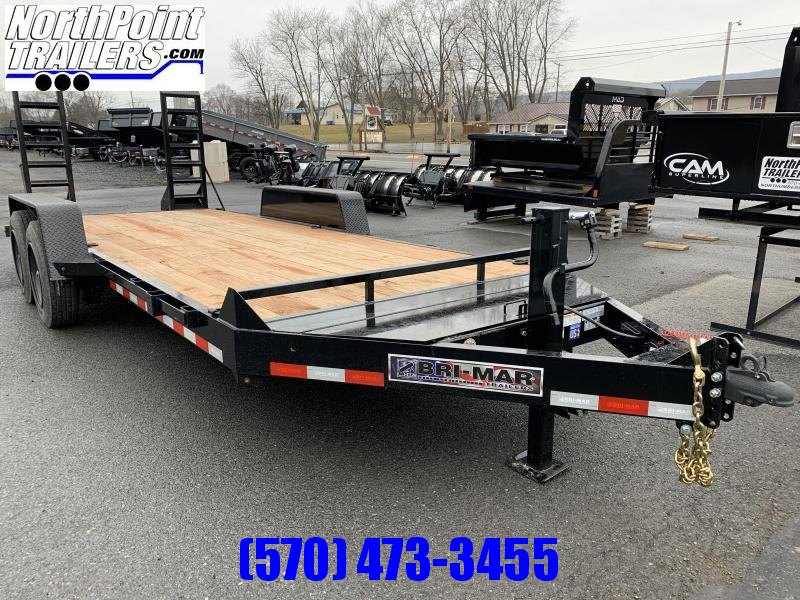 2020 Bri-Mar 18' - 16000# GVWR Equipment Trailer - Black - EH18-16-HD 2020 Bri-Mar 18' - 16000# GVWR Equipment Trailer - Black - EH18-16-HD