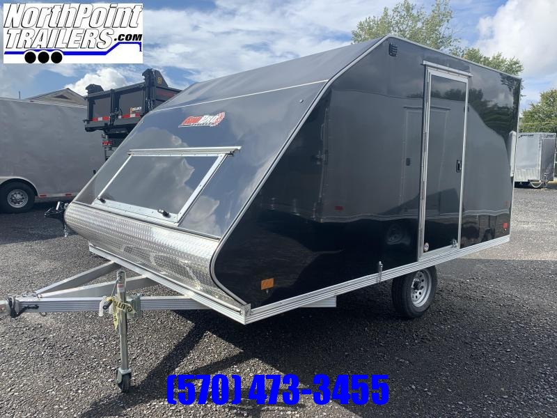 SnoPro Trailers 101x12 Hybrid Snowmobile Trailer - Guides, Grabbers & More SnoPro Trailers 101x12 Hybrid Snowmobile Trailer - Guides, Grabbers & More