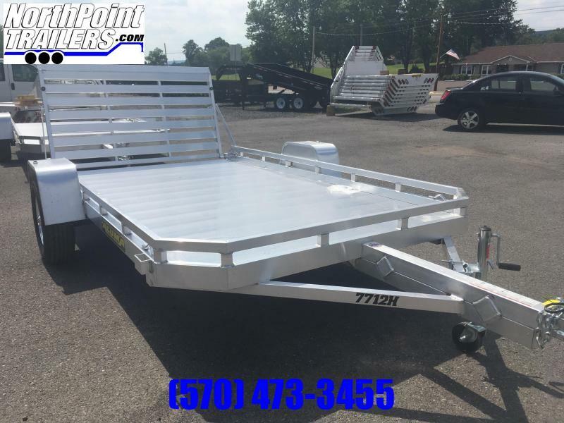 2024 Aluma 77 x 12 Tailgate Utility Trailer NorthPoint Trailers