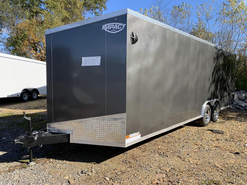 2022 Impact 8x24 Tremor Car Hauler - 7' Interior - Charcoal Gray 2022 Impact 8x24 Tremor Car Hauler - 7' Interior - Charcoal Gray