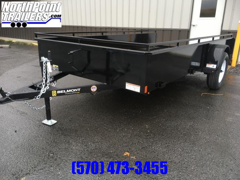 2023 Belmont UT612SS Solid Side **Black** Utility Trailer 2023 Belmont UT612SS Solid Side **Black** Utility Trailer