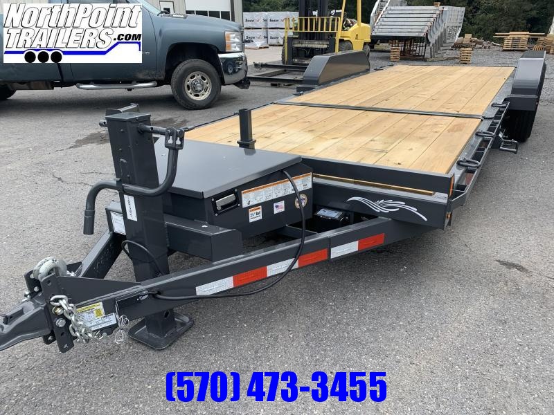 2023 TrailerMan 16+6 Split Tilt Trailer - 14K GVWR Equipment Trailer 2023 TrailerMan 16+6 Split Tilt Trailer - 14K GVWR Equipment Trailer