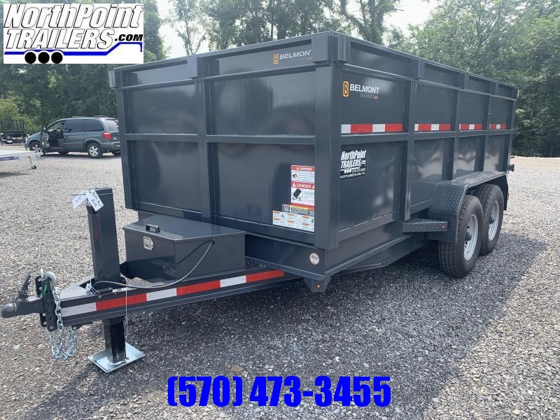 2021 Belmont DTL 81" x 14' Dump Trailer - 44" High Side -14K GVWR - Hydraulic Jack 2021 Belmont DTL 81" x 14' Dump Trailer - 44" High Side -14K GVWR - Hydraulic Jack