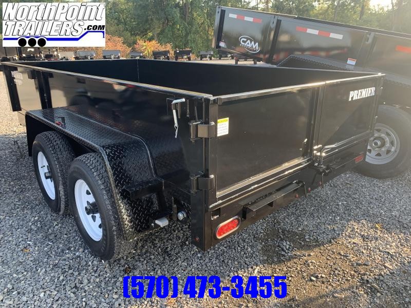 2021 Premier 6x12 Dump Trailer - Ramps w/ Barn Doors - 9990 # GVWR 2021 Premier 6x12 Dump Trailer - Ramps w/ Barn Doors - 9990 # GVWR