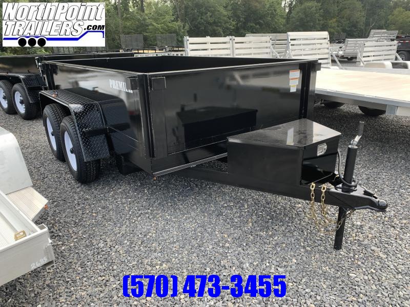 2022 Premier 6x12 Dump Trailer - Barn Doors w/ Ramps - 9990 # GVWR 2022 Premier 6x12 Dump Trailer - Barn Doors w/ Ramps - 9990 # GVWR