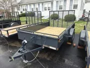 2026 Belmont 6'4x10 Solid Side Utility 2990 GVWR, Spare Tire Included