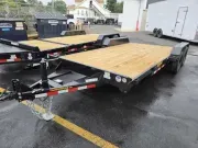 2026 CAM Superline 7x18 Wood Deck Car Hauler 7k GVWR, Spare Tire Included