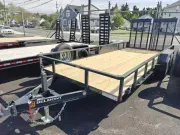 2026 Belmont 7x18 Tube Top Tandem Axle Landscape 9990 GVWR, Spare Tire Included