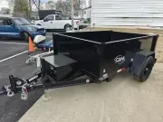 2026 CAM Superline 5x8 Low Profile Homeowner Dump 5k GVWR, Spare Tire Included