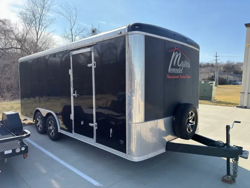 2016 8' x 20' Custom finished interior enclosed trailer