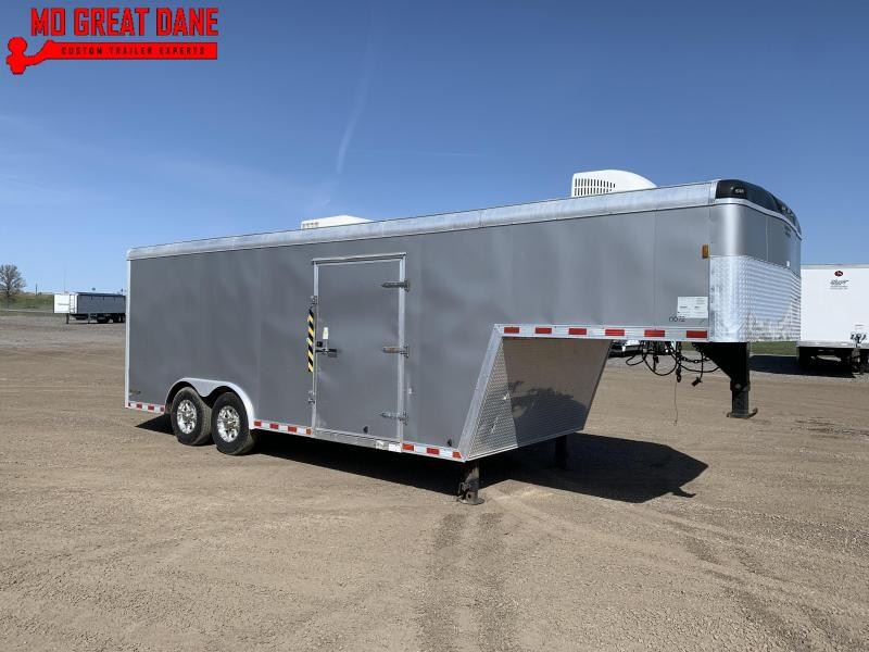 2018 Used Enclosed Gooseneck Cargo / Race Trailer Enclosed Cargo Trailer 2018 Used Enclosed Gooseneck Cargo / Race Trailer Enclosed Cargo Trailer