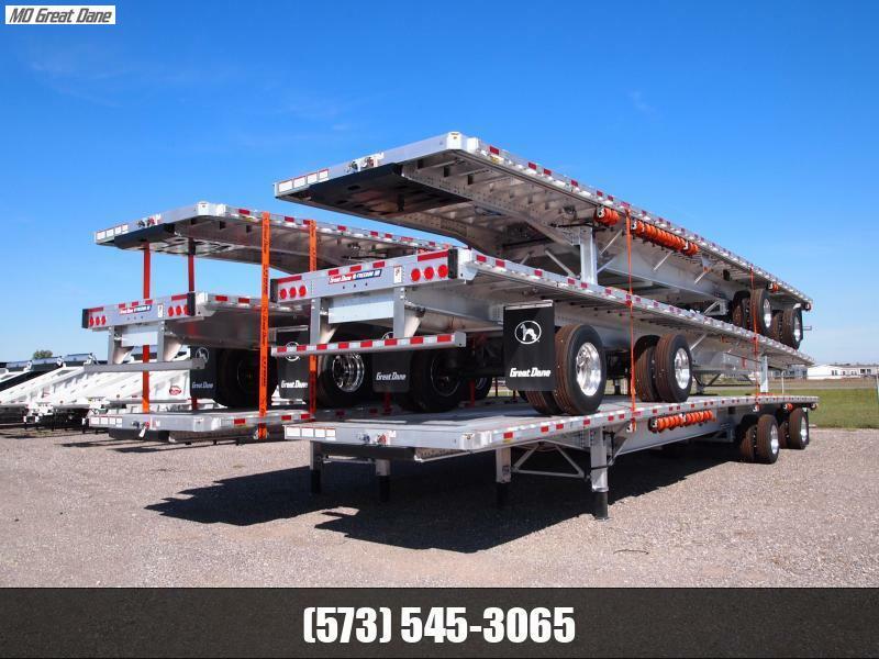 2017 Drop Deck 48' Flat Bed Trailer FOR RENT OR RENT TO OWN MO