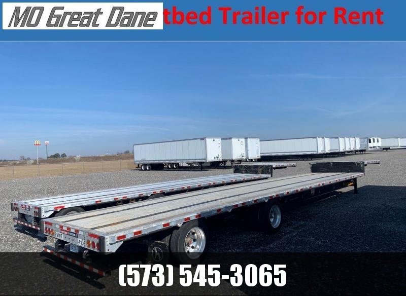 FOR RENT OR LEASE 48' Dropdeck Flat Bed Trailer FOR RENT OR LEASE 48' Dropdeck Flat Bed Trailer