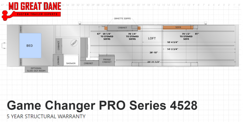 2021 ATC (4528) Pro Series Fifth Wheel Aluminum Toy Hauler RV EXPECTED COMPLETION FEBRUARY 2021 ATC (4528) Pro Series Fifth Wheel Aluminum Toy Hauler RV EXPECTED COMPLETION FEBRUARY