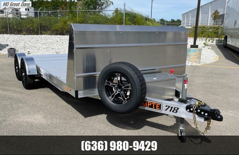 2023 TIMPTE 0718TSEZ Hydraulic Aluminum Open Car / Racing Trailer 2023 TIMPTE 0718TSEZ Hydraulic Aluminum Open Car / Racing Trailer