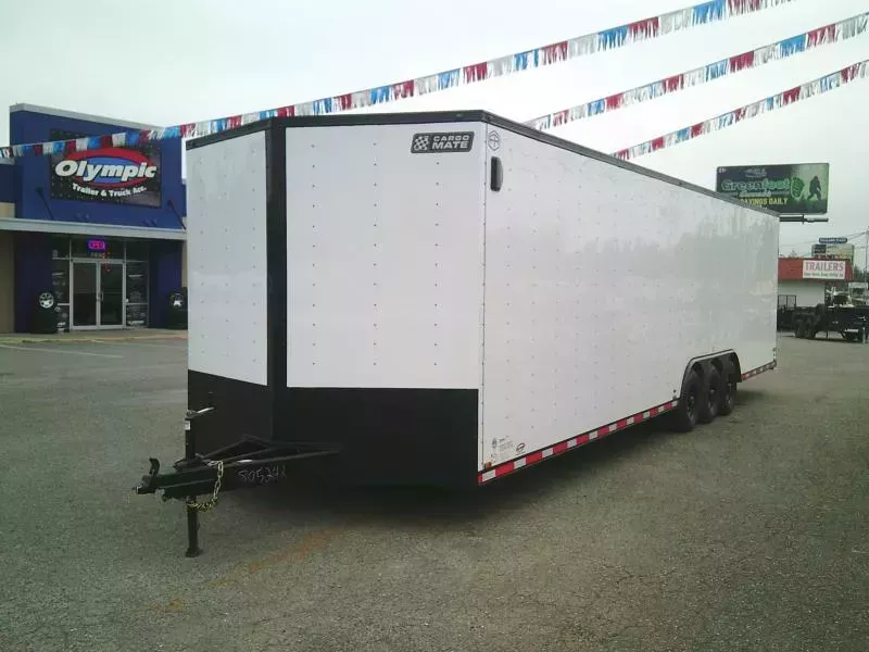 2026 Cargo Mate E-Series 8.5X32 15K With 6" Extra Height / D-Rings / Ceiling Liner / Bogie Wheels / Ramp Door