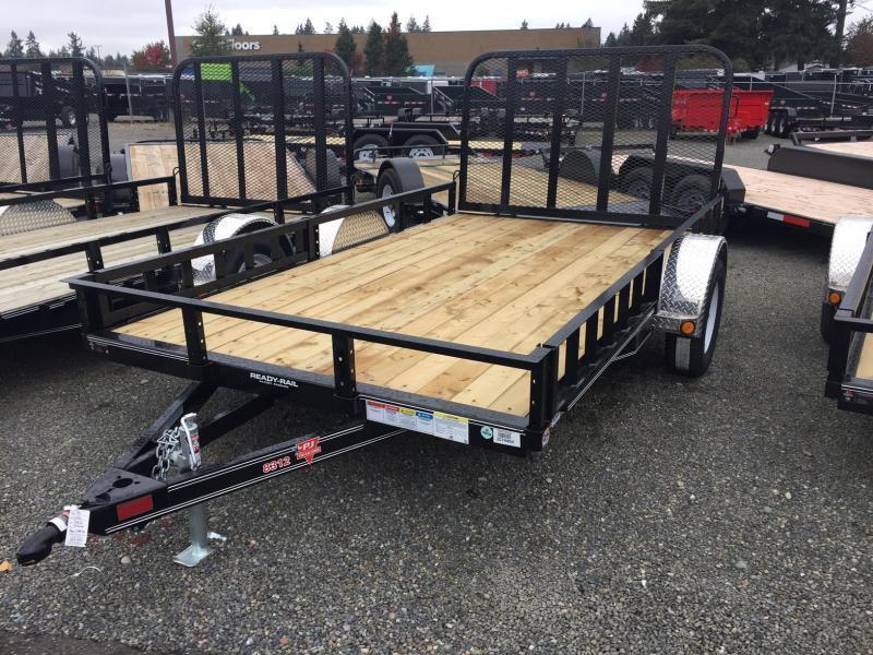 2021 PJ Trailers 6.5X12 with Side Mount ATV Ramps Utility Trailer