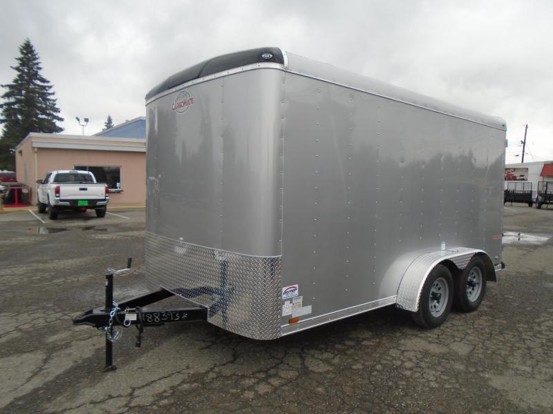 2022 Cargo Mate Blazer 7x14 7K With Rear Step Bumper / Cargo Doors Olympic Trailer PJ and