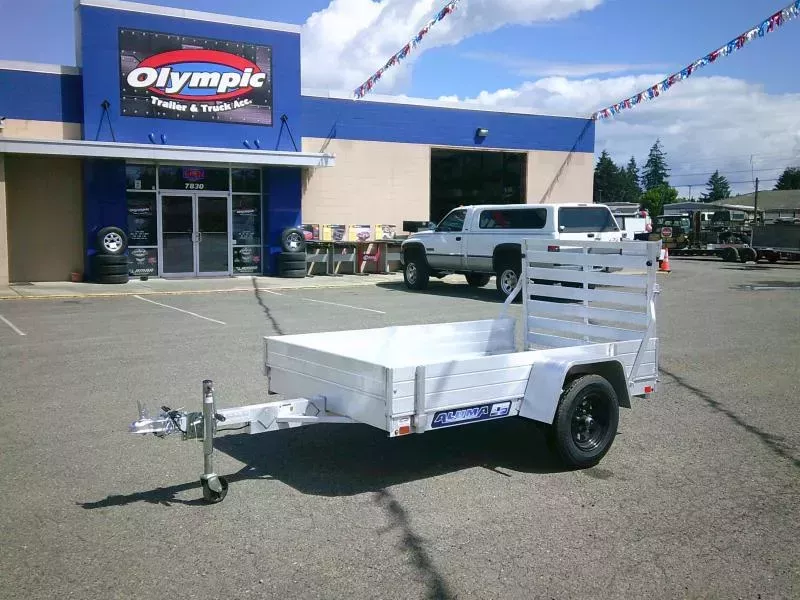 2026 Aluma 4.5X8 w/12" Sides Utility Trailer