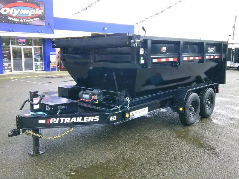 2026 PJ DR14 7x14 14K With Bin Roll Off Dump Trailer
