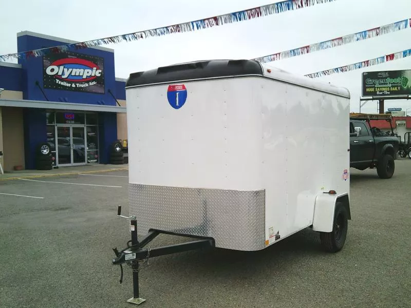 USED 2025 Interstate Victory 6x10 With D-Rings / Spare Tire / Ramp Door