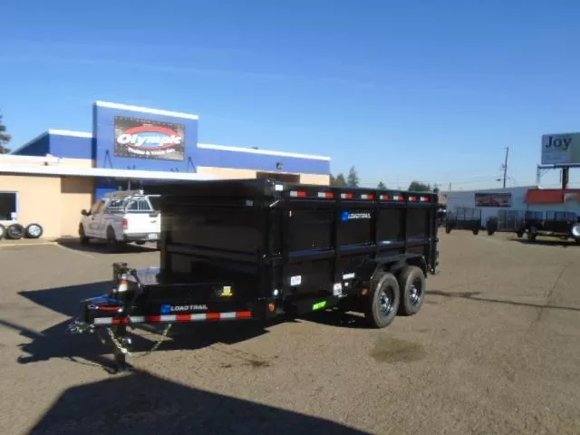 2026 Load Trail 7X14 14K w/ Tarp Kit / 48" sides / 10K JACK / 5 Amp Charger / Max Step / Max-Box / Support Stands