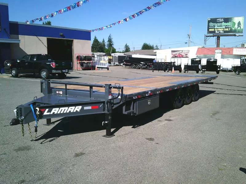 2026 Lamar 8.5X26 21K Deckover Tilt With Winch Plate / 3 Way Pump