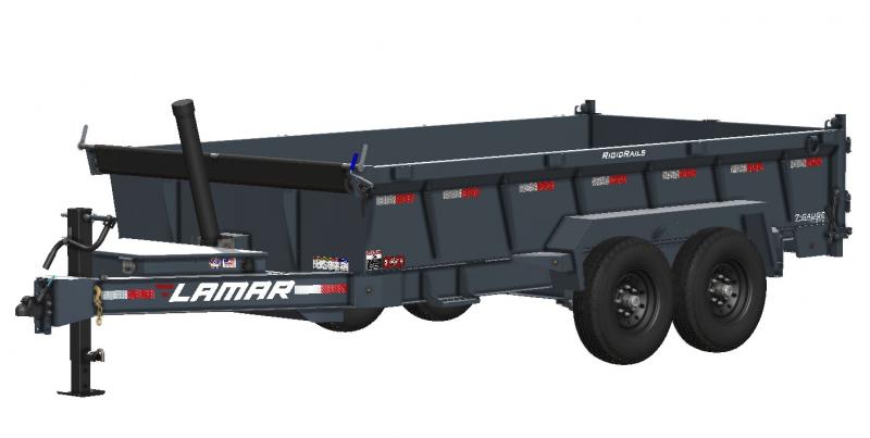 2023 Lamar DT 7x14 14K / 7 Gauge / 12" O.C. / Tarp Telescopic Dump Trailer 2023 Lamar DT 7x14 14K / 7 Gauge / 12" O.C. / Tarp Telescopic Dump Trailer