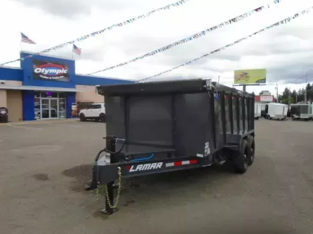 2026 Lamar 7x14 14K Dump Tarp Kit Ramps Spreader Gate 6" Cylinder 7 Ga Floor 3 Way Pump DUMP SALE