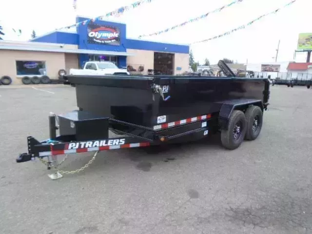 2026 PJ 7x14 14K Dump With Tarp Kit / Ramps / Spreader Gate / Support Stands
