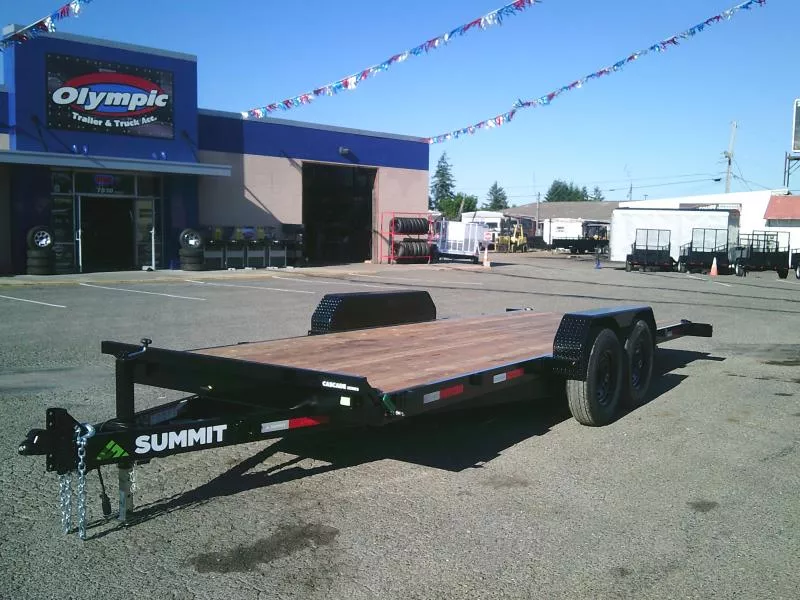 2026 Summit Cascade 7x20 14K Tiltbed Equipment Trailer With Lockout Kit