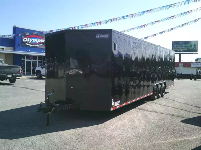2026 Cargo Mate E-Series 8.5X32 15K With 6" Extra Height / D-Rings / Ceiling Liner / Bogie Wheels / Ramp Door